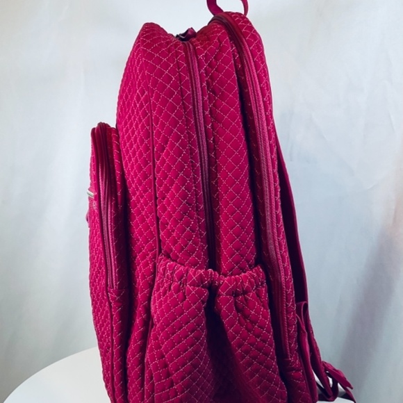Vera Bradley Campus Backpack Valentines Day Raspberry - Picture 4 of 9
